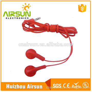 Bulk Stock Colorful Cheapest Disposable Airline headphone Earphones